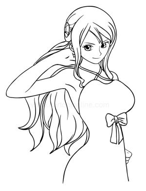 One Piece boyama sayfası,  coloring page, Güzel Nami, 