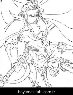 One Piece boyama sayfası – yaratıcılık, eğlenceli etkinlik