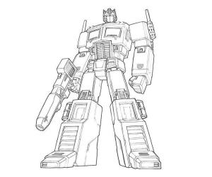 Optimus Başbakan boyama sayfası,  coloring page, Iyi Bir Optimus, 