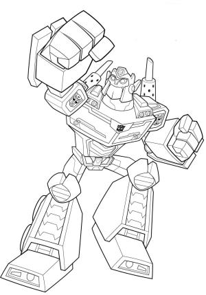 Optimus Başbakan boyama sayfası,  coloring page, Optimus Prime Kurtarma Botları, 