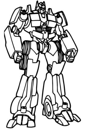 Optimus Başbakan boyama sayfası,  coloring page, Müthiş Optimus, 