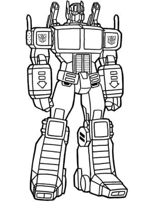 Optimus Başbakan boyama sayfası,  coloring page, Optimus Animasyonlu, 