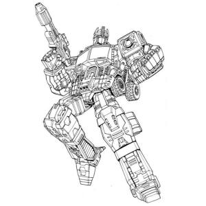 Optimus Başbakan boyama sayfası,  coloring page, İnanılmaz Optimus Prime, 