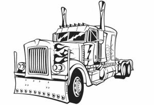 Optimus Başbakan boyama sayfası,  coloring page, Optimus Araba, 