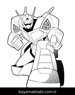 Optimus Prime boyama sayfası – eğitici aktivite, yaratıcılık