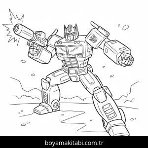 Optimus Prime Boyama Sayfaları