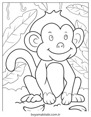 Orman boyama sayfası – yaratıcılık, eğlenceli etkinlik