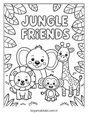 Orman boyama sayfası – yaratıcılığı geliştirir, keyifli zaman