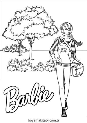 Orman boyama sayfası – kolay boyama, eğitici aktivite