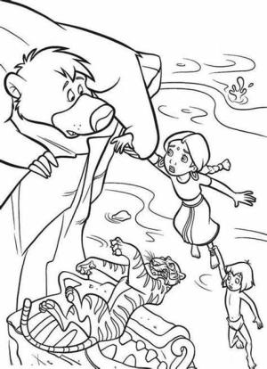 Ormanın Kitabı boyama sayfası,  coloring page, Ormanin Yazdirilabilir Kitabi Goruntu Anahat, 