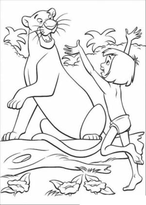 Ormanın Kitabı boyama sayfası,  coloring page, Orman Kitabı, 