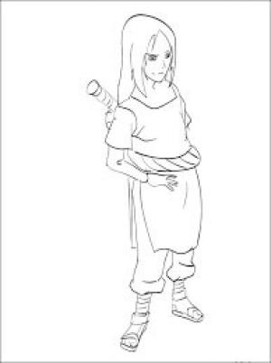 Orochimaru boyama sayfası,  coloring page, Küçük Orochimaru, 