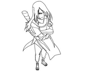 Orochimaru boyama sayfası,  coloring page, Yakışıklı Orochimaru, 