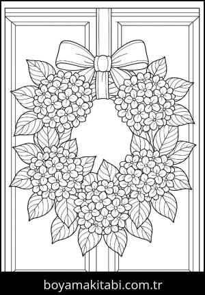 Ortanca Çiçekleri boyama sayfası,  coloring page, , 