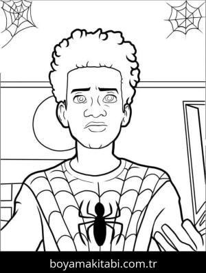 Örümcek Adam boyama sayfası – boyama etkinliği, çocuk aktivitesi