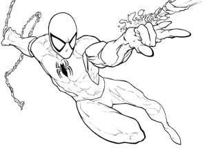 Örümcek Adam boyama sayfası, Spiderman coloring page, Büyük örümcek Adam, 