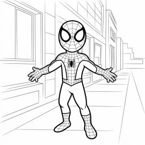 Örümcek Adam boyama sayfası, Spiderman coloring page, Örümcek Adam 2, 