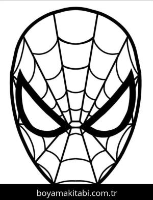 Örümcek Adam boyama sayfası – keyifli zaman, renkli çizimler