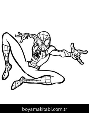 Örümcek Adam boyama sayfası – yaratıcılık, eğlenceli etkinlik