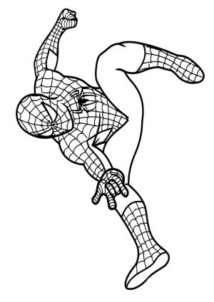 Örümcek Adam boyama sayfası, Spiderman coloring page, , 