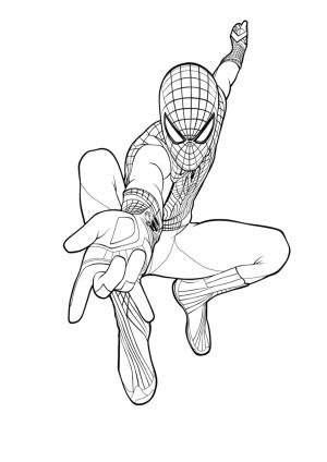 Örümcek Adam boyama sayfası, Spiderman coloring page, , 