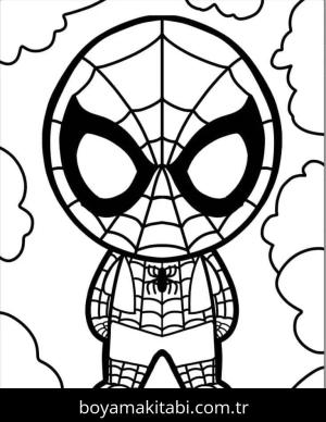 Örümcek Adam boyama sayfası – yaratıcılık, eğlenceli etkinlik