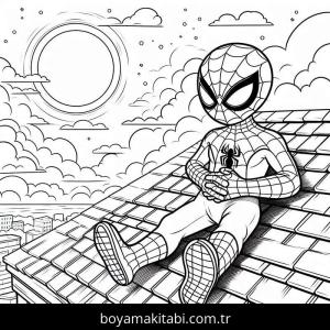 Örümcek Adam boyama sayfası – ücretsiz yazdır, boyama etkinliği