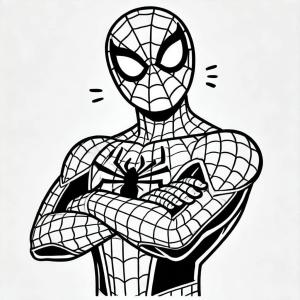 Örümcek Adam boyama sayfası, Spiderman coloring page, Örümcek Adam’ı çok güzel çiz, 