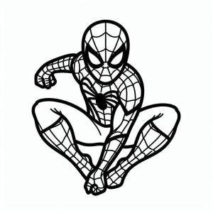 Örümcek Adam boyama sayfası, Spiderman coloring page, Örümcek Adam 7, 