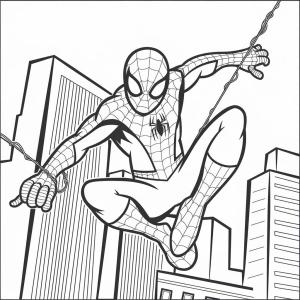 Örümcek Adam boyama sayfası, Spiderman coloring page, Örümcek Adam 1, 