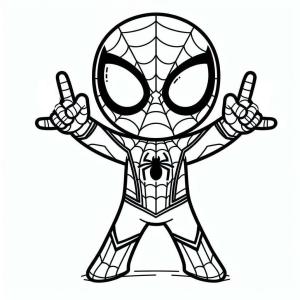 Örümcek Adam boyama sayfası, Spiderman coloring page, Örümcek Adam 4, 