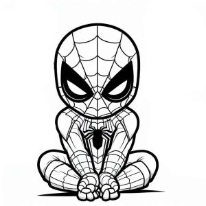 Örümcek Adam boyama sayfası, Spiderman coloring page, Örümcek Adam 8, 