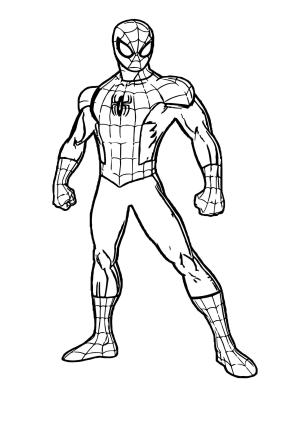 Örümcek Adam boyama sayfası, Spiderman coloring page, , 