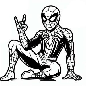 Örümcek Adam boyama sayfası, Spiderman coloring page, Örümcek Adam’ı kolay çiz, 