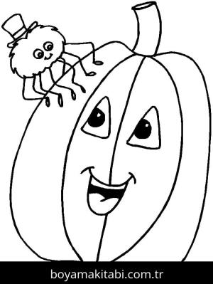 Örümcek boyama sayfası – boyama etkinliği, çocuk aktivitesi