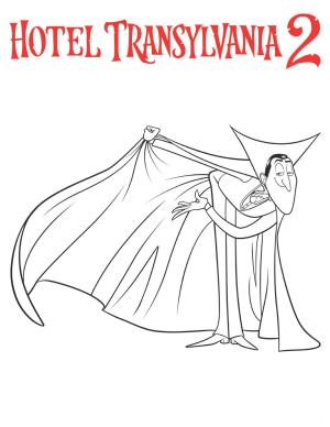 Otel Transilvanya boyama sayfası,  coloring page, Drakula Otel Transilvanya 2, 