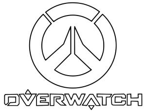 Overwatch boyama sayfası,  coloring page, Overwatch Logo, 