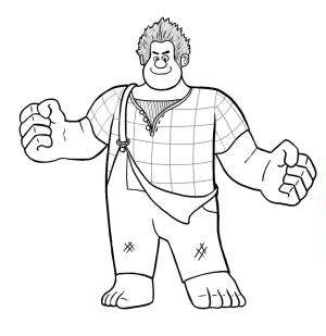 Oyunbozan Ralph boyama sayfası,  coloring page, Hızlı Ralph, 