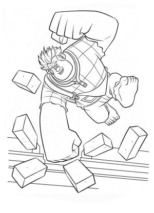 Oyunbozan Ralph boyama sayfası,  coloring page, Ralph, 