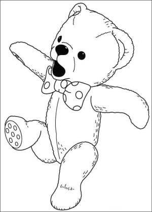 Oyuncak Ayı boyama sayfası,  coloring page, Düşen oyuncak ayı, 