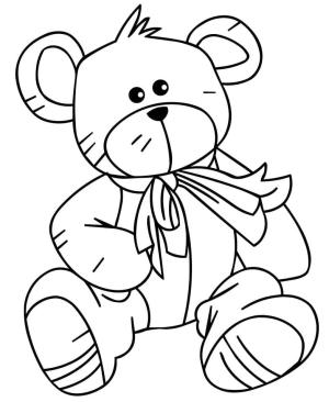 Oyuncak Ayı boyama sayfası,  coloring page, Yazdırmak için oyuncak ayı, 