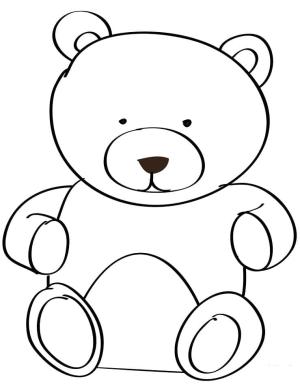 Oyuncak Ayı boyama sayfası,  coloring page, ücretsiz oyuncak ayı, 