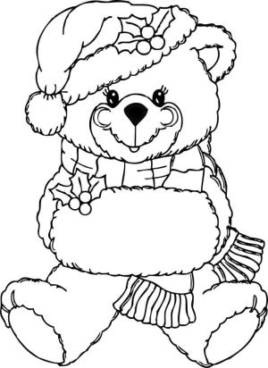 Oyuncak Ayı boyama sayfası,  coloring page, Yazdırılabilir oyuncak ayı, 