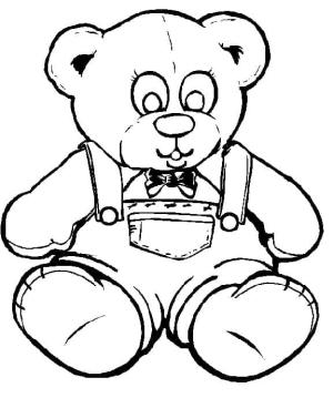 Oyuncak Ayı boyama sayfası,  coloring page, Oyuncak ayı yazdırılabilir, 