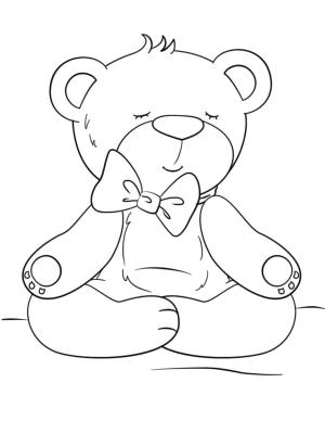 Oyuncak Ayı boyama sayfası,  coloring page, Çocuklar için oyuncak ayı, 