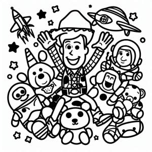 Oyuncak Hikayesi boyama sayfası,  coloring page, Oyuncak Hikayesi – Sayfa 7, 