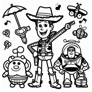 Oyuncak Hikayesi boyama sayfası,  coloring page, Oyuncak Hikayesi – Sayfa 3, 