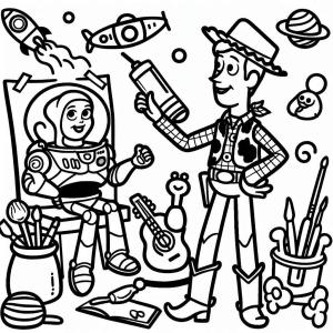 Oyuncak Hikayesi boyama sayfası,  coloring page, Oyuncak Hikayesi – Sayfa 2, 