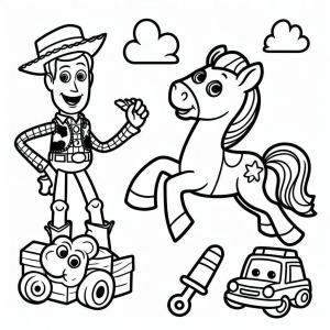 Oyuncak Hikayesi boyama sayfası,  coloring page, Oyuncak Hikayesi – Sayfa 5, 