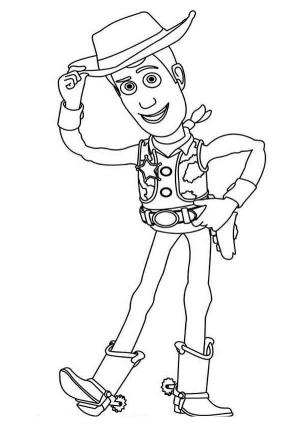 Oyuncak Hikayesi boyama sayfası,  coloring page, Disney Woody’yi çiz, 